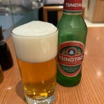 鼎泰豐 - 青島ビール　43HKD(約830円)
