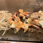 ぼてふく - もやし&えび焼き&肉焼き