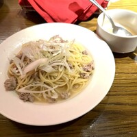渋谷アチェーゾ - 柚子香る鴨挽肉と長葱の和風パスタ