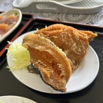 金精川のます池 - ヤシオヤシオマス唐揚げマス塩焼き