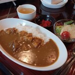 逸珈琲 - 牛すじカレーセット