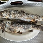 金精川のます池 - ヤシオマス塩焼き×2