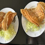 金精川のます池 - ヤシオマス唐揚げ×2