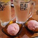 魚や 旬平 - イチゴアイス