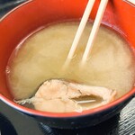金精川のます池 - みそ汁…税込200円