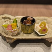 道産羊肉割烹 ラムぴりか - 先付け