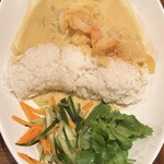 サフラ - 海老のココナッツカレー