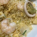 Yueji Hua Karuizawa Ten - 海鮮レタスチャーハンの断面