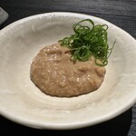 蝦夷天ぷら 鶴来 - カワハギの肝醤油