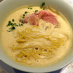 ラーメン家 あかぎ - 鶏白湯しょうゆ（麺）