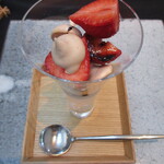 日本料理 TOBIUME - 甘味 いちごの王様