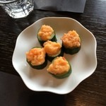 三希堂 - イセエビサラダときゅうりNT$60