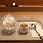 ザ・ラボ　カフェラボ - ソフトクリームとエスプレッソ
