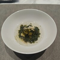 ON the TABLE CHINESE - ①五島産鰹のスモークと青菜の粟和え