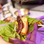  ヒョンチャンプルコギ - 巻いていただきます