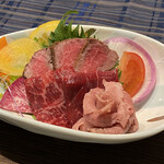 米沢牛黄木 銀座店 - 米沢牛のお造り