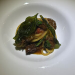 隼 - 牛筋トマトぱすた。