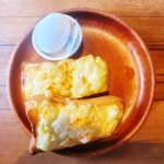 びっくりドンキー - ポテサラトーストセット（490円）