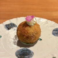 ミ・カサ - チーズと熟成サラミを使ったクロケット