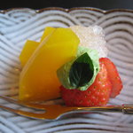 柿安 銀座店 - 6000円ランチのデザート