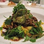 アロマフレスカ - 和牛テールと蕗の薹のキタッラ