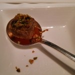 代官山ASO チェレステ - アミューズ　フォアグラとナッツのワンスプーン