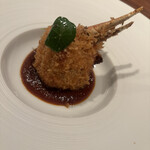 三軒茶屋一丁目食堂 - カニ爪のクリームコロッケ　