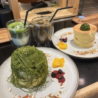 パンケーキ茶々ページ 清澄白河で日本茶カフェが作る本気の抹茶モンブランパンケーキを