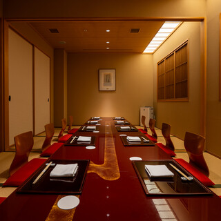 会食や接待、大事なおもてなしの場に個室をご用意