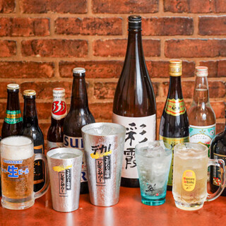 こだわりのレモンサワーなど中華と相性の良いお酒をラインナップ