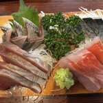 丸千葉 - かつお、イワシ、金目鯛、〆さば
