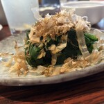 丸千葉 - ほうれん草おしたし