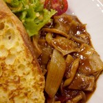 ジャムカフェ - フレンチトースト/牛すじ煮込み