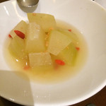 美食同源 銀座小はれ日より - 冬瓜と枸杞を干しエビよスープで