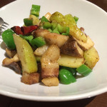 美食同源 銀座小はれ日より - エリンギと茄子と豚肉と…