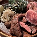 炭焼きステーキHIUCHI - 牛タンさんでーす。