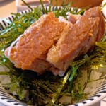 だい食堂 - 刻み海苔＆角煮オンザわかめごはん(5杯目)