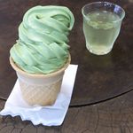 お茶の倉惣 - 抹茶ソフト