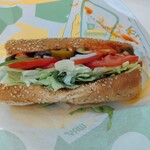 サブウェイ - 料理写真:ざく切りサルサタコス爽やかライム（セサミバンズ）