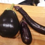 分田上 - 自家栽培茄３種！
      米茄、オオナガ茄、せんりょうなす