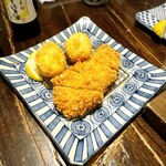 かつ吉 渋谷店 - ロースカツとカニクリームコロッケ
