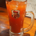 鶏と魚と麺 祐星 - トマト酎ハイ