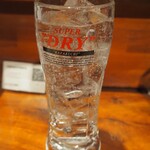 鶏と魚と麺 祐星 - プレーン酎ハイ