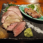 鶏と魚と麺 祐星 - 肉盛り