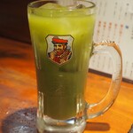 鶏と魚と麺 祐星 - 緑茶ハイ