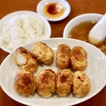 ホワイト餃子 - 餃子定食