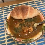 スタンド4坪らばー - みかんスパイスえびカレー