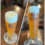 バーデン　バーデン - さすが…ドイツ直輸入の樽生！
ドイツ方式で丁寧にグラスに注いでくださっているのが分かりますほど…
クリーミィーでまろやか〜♡上質な泡です♡(*´ω｀*)