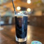 バーデン　バーデン - セットのドリンク。
たっぷりの量ですが、
しっかり濃くて美味しいアイスコーヒー！(๑˃̵ᴗ˂̵)