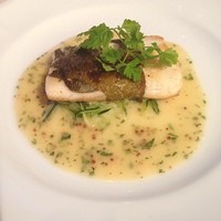 レストランゼルコバ - コースの魚料理